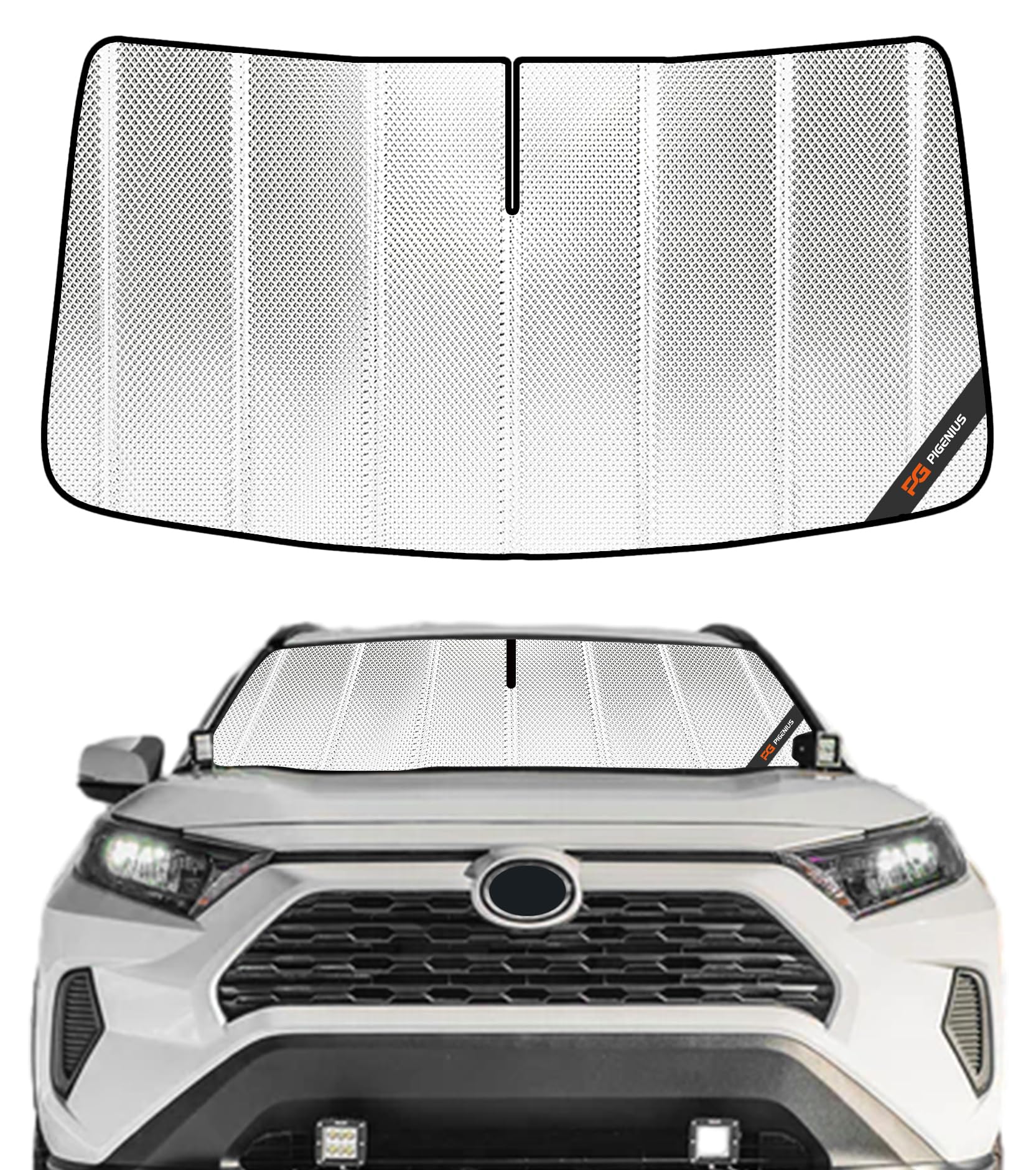 Amazon.com: Pigenius Windshield Sun Shade for Toyota RAV4 2019