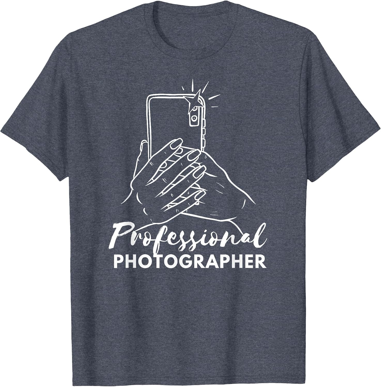 Funny Phone Professional Photographer Sarcastic Cell Phone T-Shirt image 3