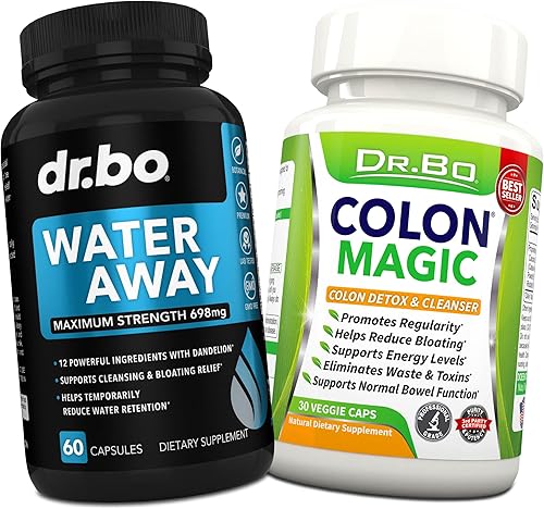 Pastillas de agua diuréticos para retención de agua desintoxicación de limpieza de colon para limpieza intestinal píldoras de agua suplementos