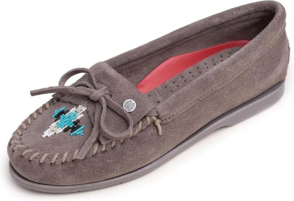Minnetonka Womens Nizhoni Beaded Moccasin