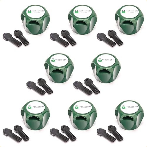 The Flow Security Systems Faucet Lock II Llave magnética Previene el robo de agua, asegura los grifos al aire libre, promueve la conservación del
