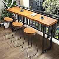 Amazon.com: GOYQGLE Bar Table, Counter Height Bar Table
