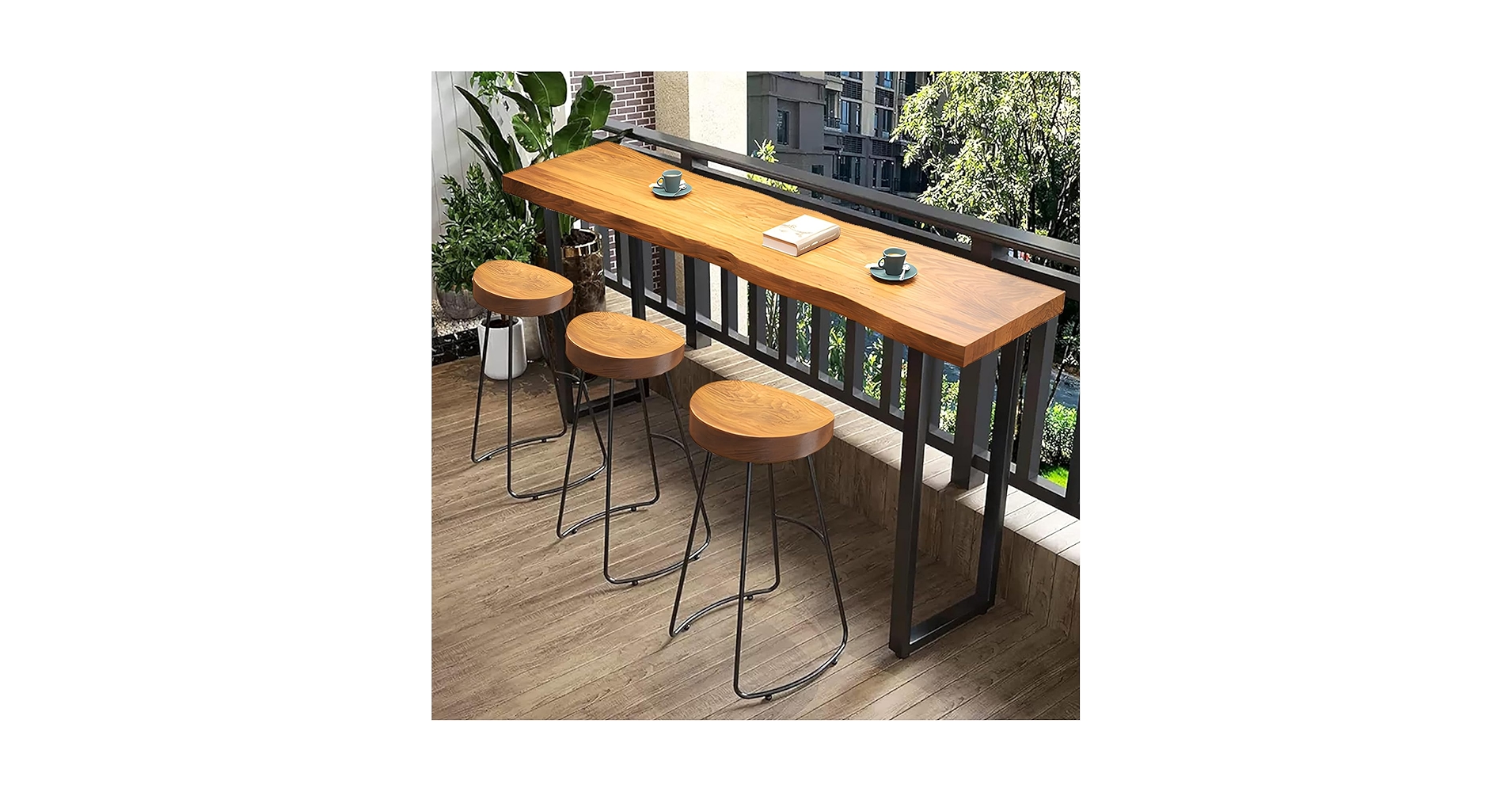Amazon.com: GOYQGLE Bar Table, Counter Height Bar Table