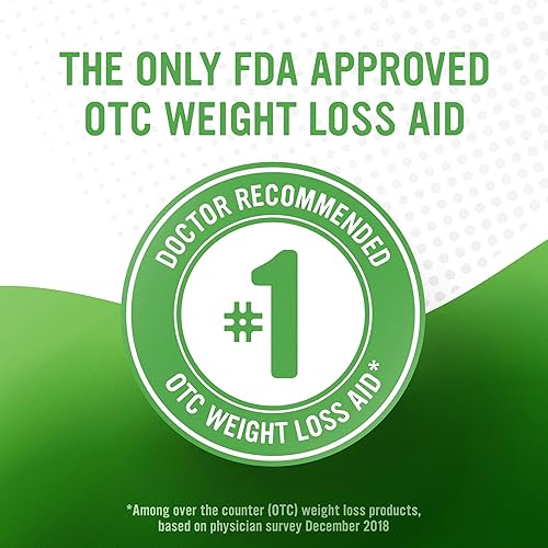 Vista 12 de alli Píldoras de dieta para bajar de peso, cápsulas Orlistat de 60 mg, ayuda para perder peso sin receta, paquete de recarga de 120