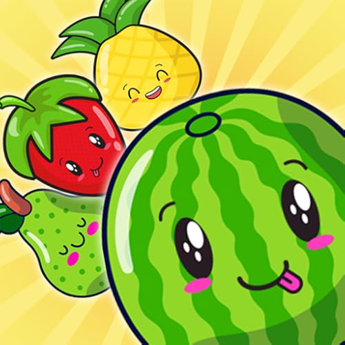 Fruit Merge Watermelon Melon Drop Puzzle Games
