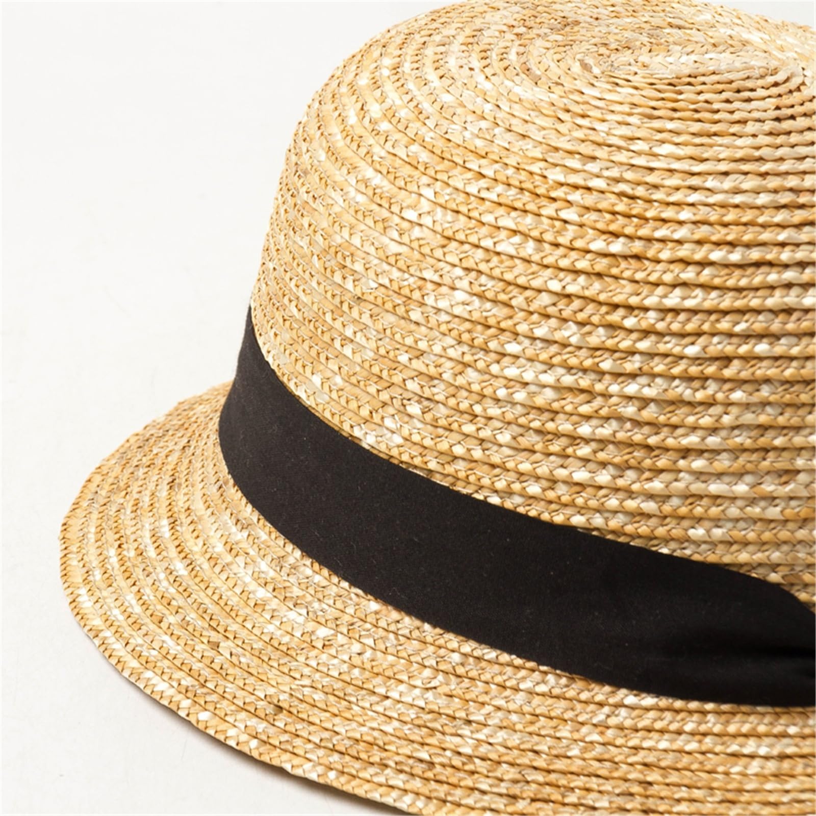 Cappello da Sole in Paglia a Tesa Larga per Bambini - Cinturino Regolabile per Protezione UV e attività all'aperto