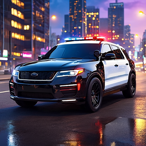 Police Car Chase Simulation