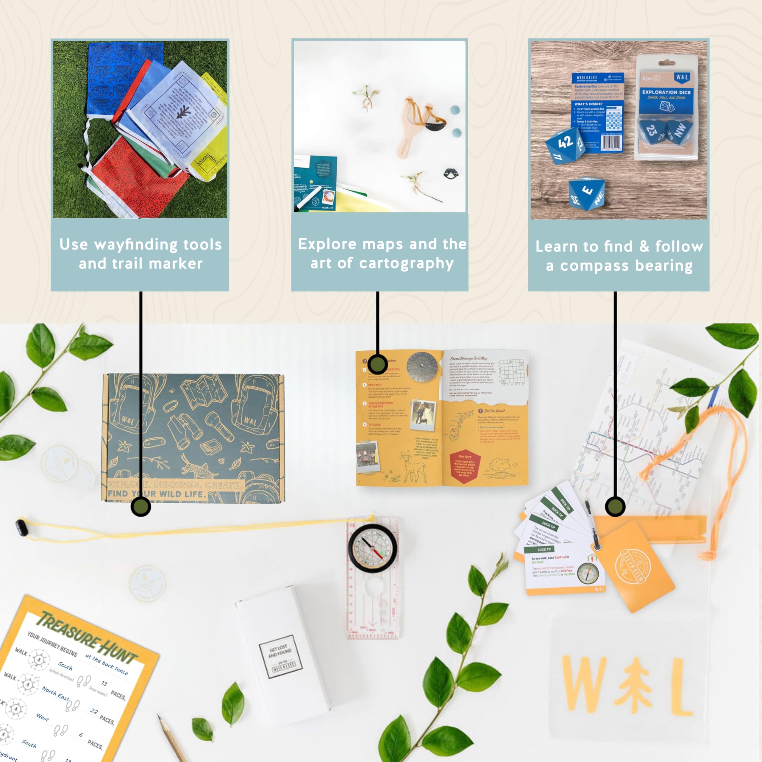 Bold Explorer Outdoor Adventure Kit – Quality Exploration Gear & Activities – Ideal for Kids' Nature Fun & Creativity