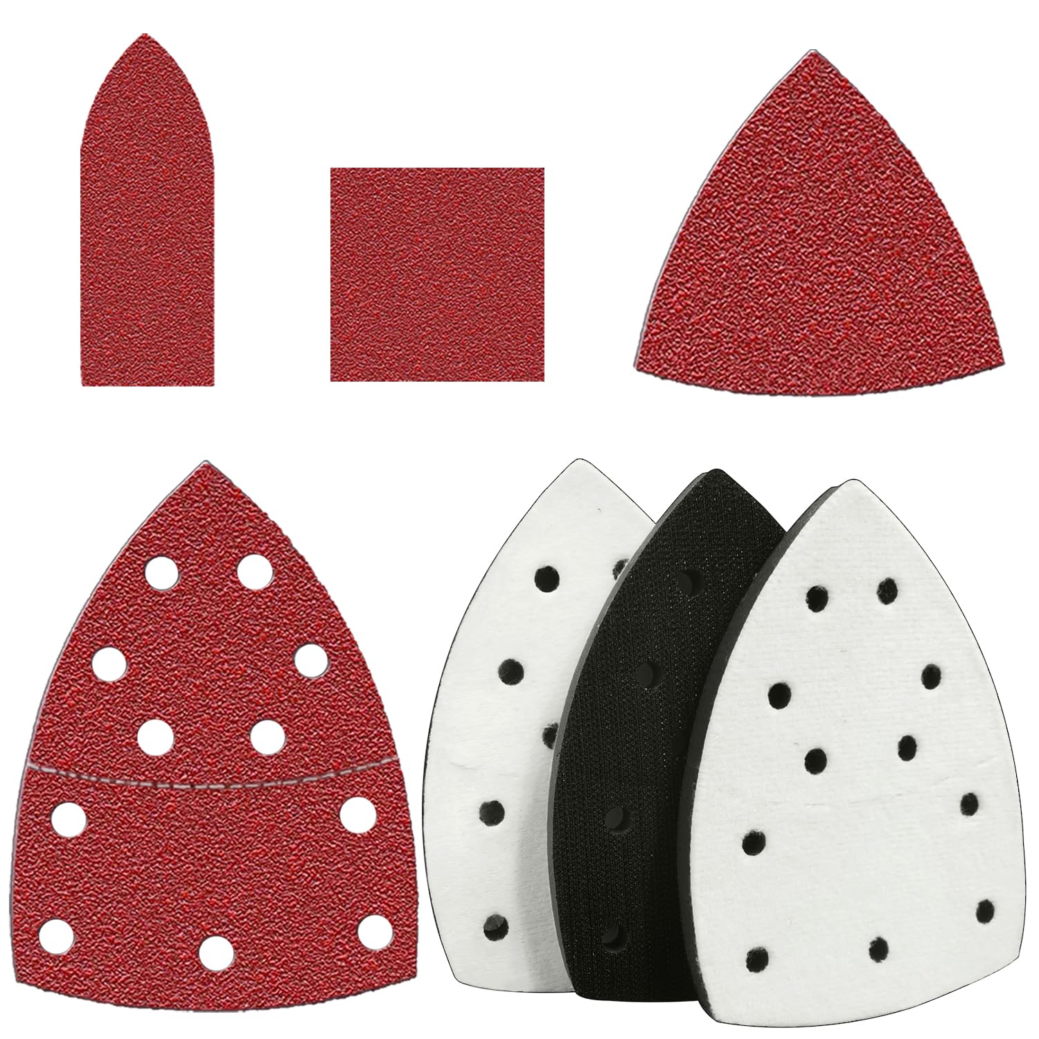 FOWOK Sandpaper Set - 160 Sheets 60-240 Grit -10