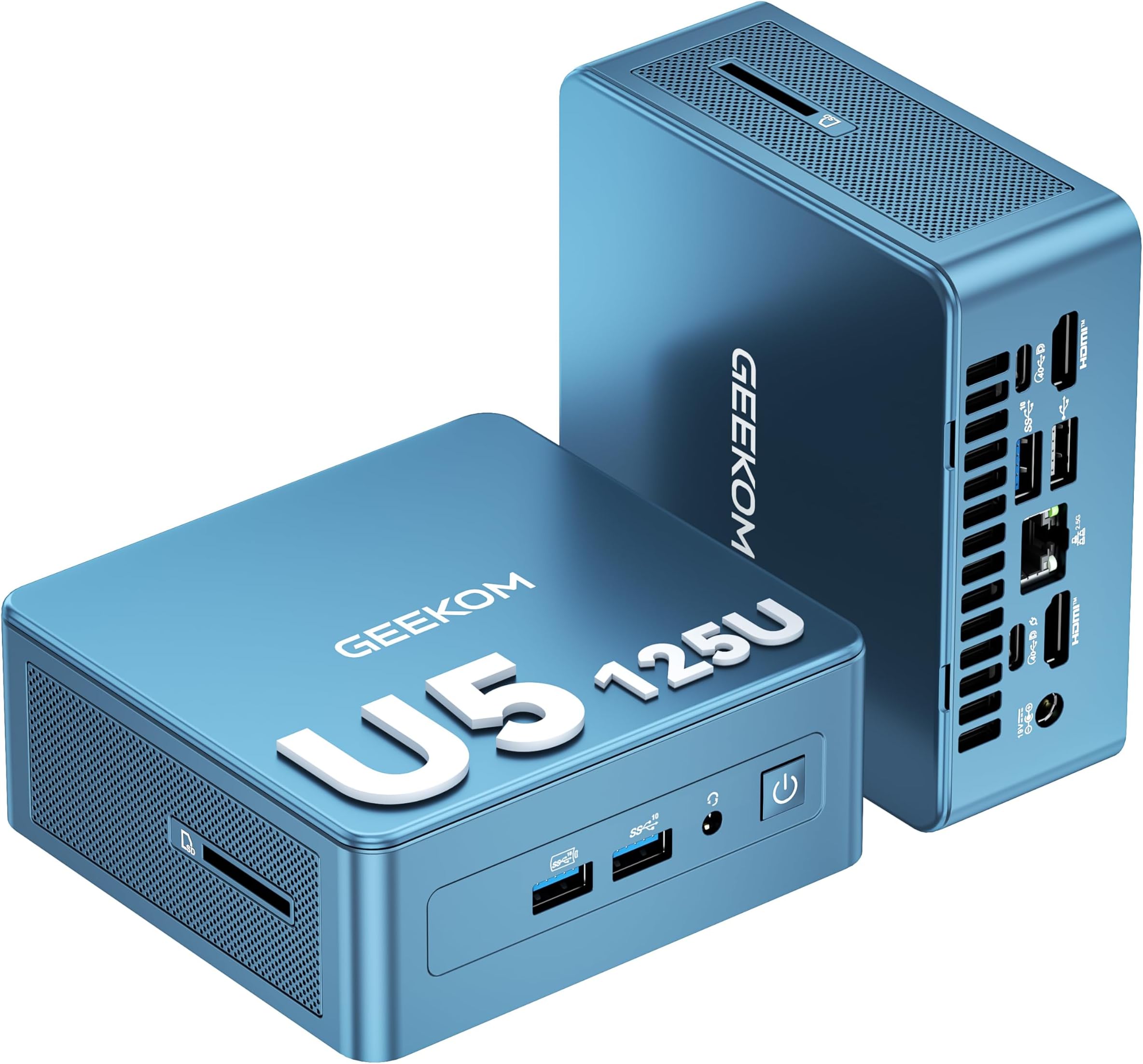 GEEKOM IT12 Mini PC Multitasking[Low Power] with Intel Core Ultra 5 125U(AI Boost) Mini Computers,16GB DDR5/512GB SSD(Expandable) Windows 11 Desktop PC[3-Year Coverage] 8K/WiFi 7 & Home Office