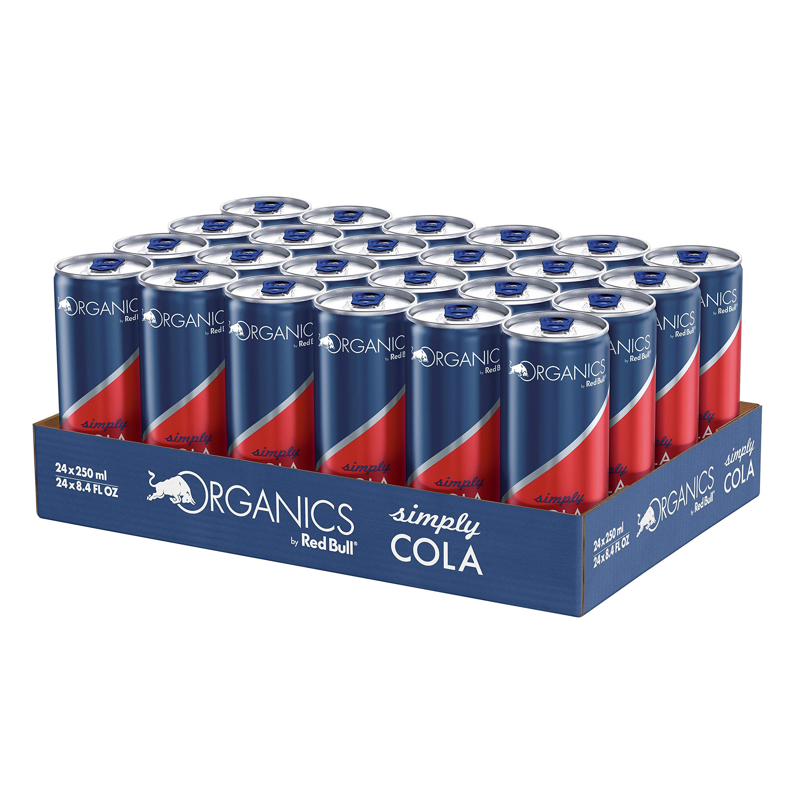 Organics by Red Bull Simply Cola - 24er Palette Dosen - Bio-Erfrischungsgetränke 100% natürliche Zutaten, EINWEG & Energy Drink Red Edition - 24er Palette Dosen