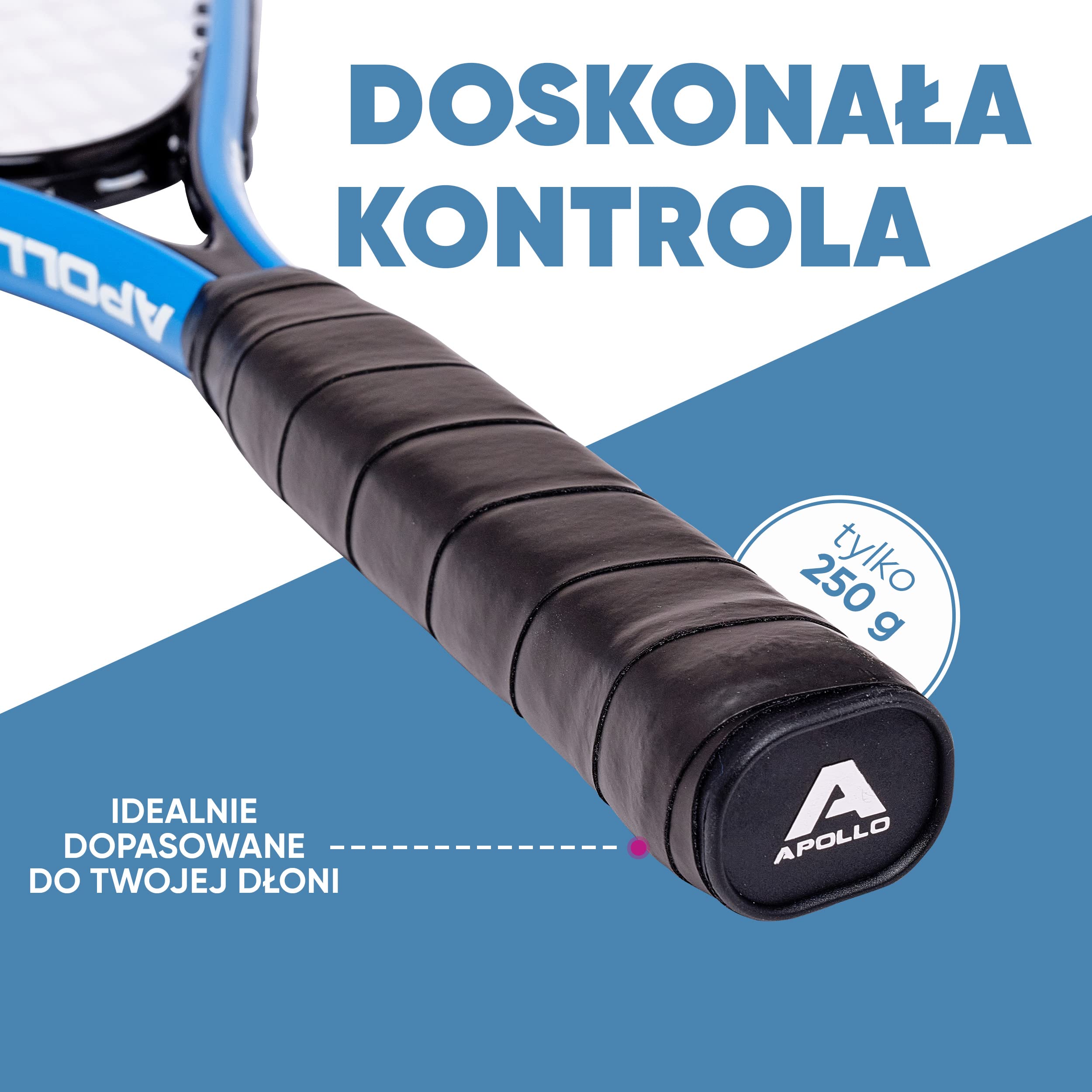 Apollo Rakieta do Badmintona | Zestaw Sportowy w Różnych Kolorach | Rakieta do Squasha i Innych Gier Rakietowych | Komplet z Pokrowcem | Dla Dzieci i Dorosłych | Kompletny zestaw lotki: 2 rakiety, piłki i torba, Speedbadminton do użytku na zewnątrz, do sq