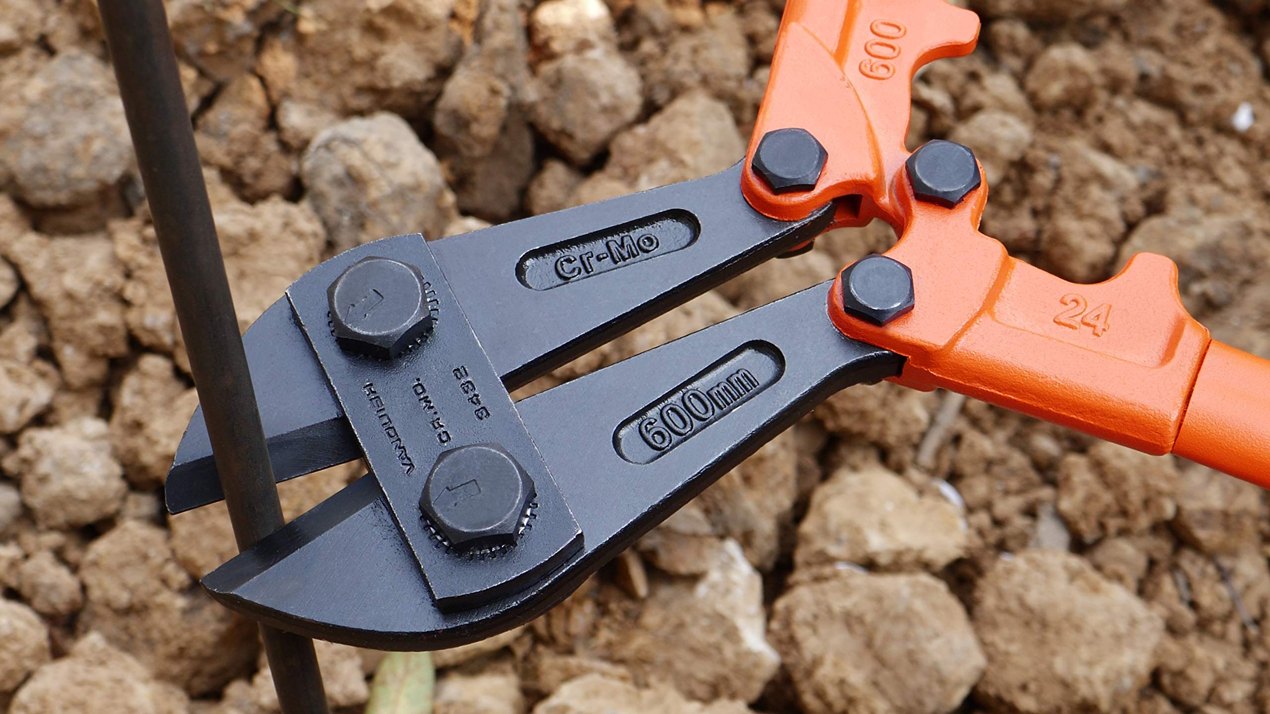 VEVOR Coupe-boulons 460 Mm Coupe Boulon Avec Poignée Bi-matière Prise