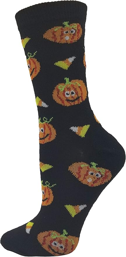 Calcetines Halloween Mujer 12 Pares Estampados Calabazas Fantasmas miniatura 8