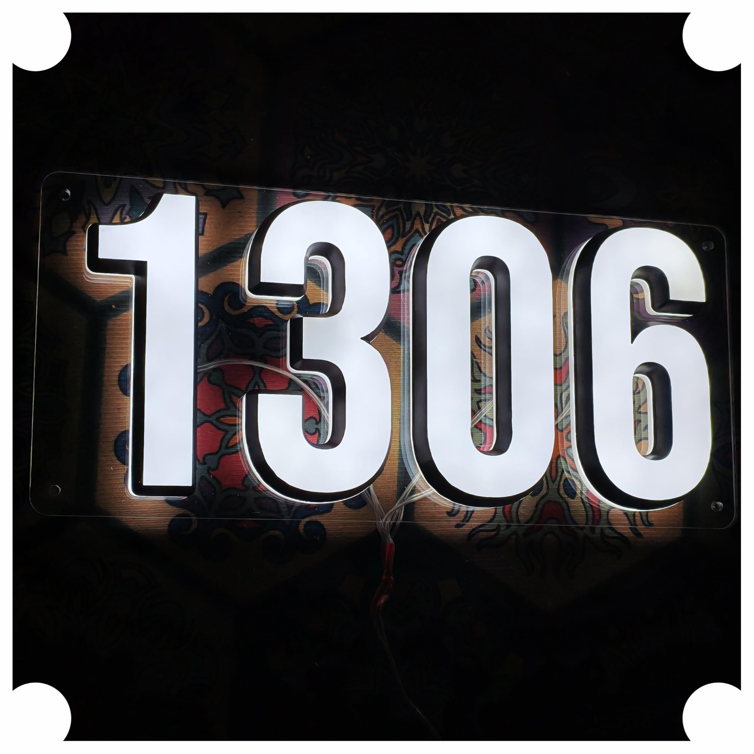 Amazon.com: Lighted House Numbers | Wired/Solar-Powered Address