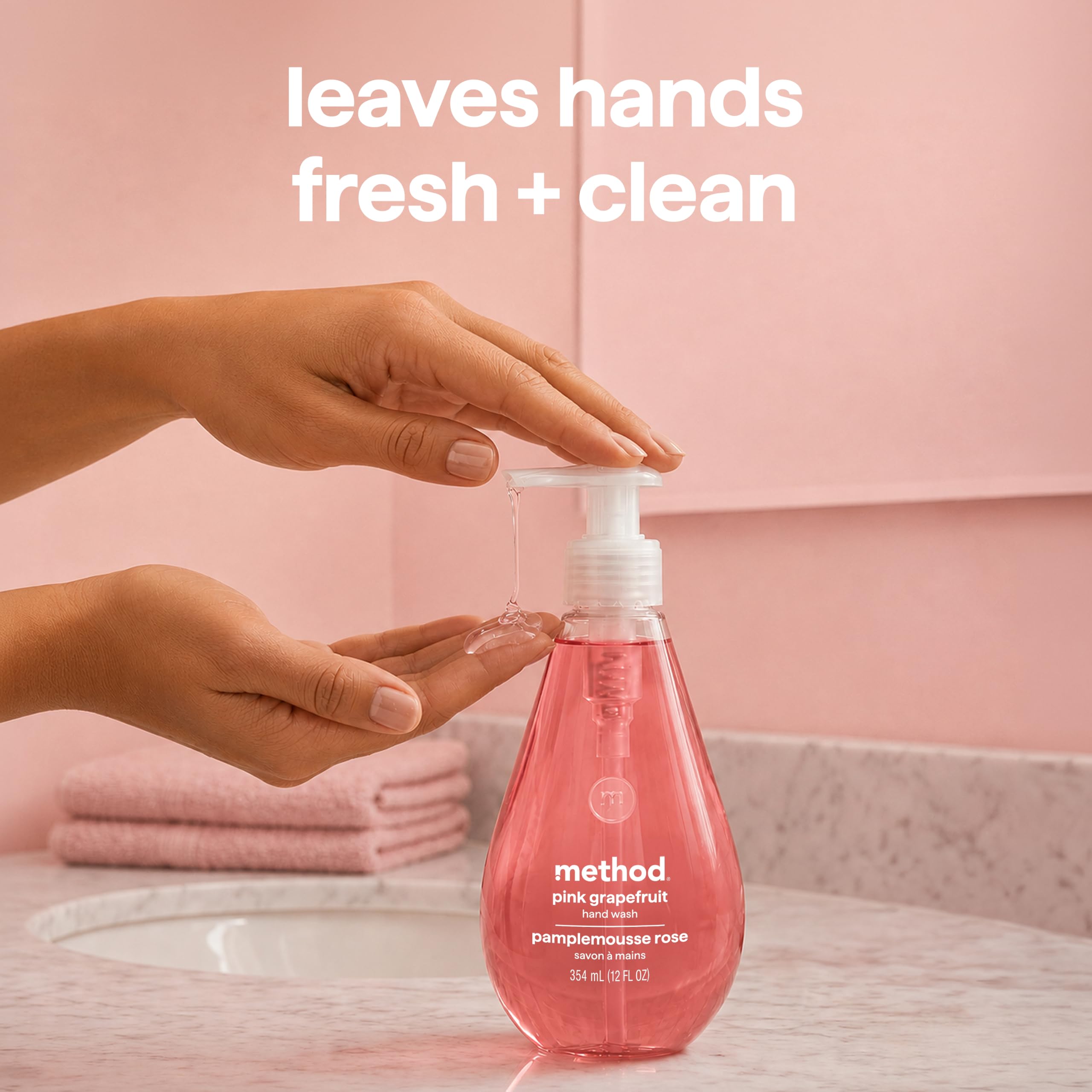 Method Pink Grapefruit Hand Wash Refill - Sustainable & Cruelty-Free -8
