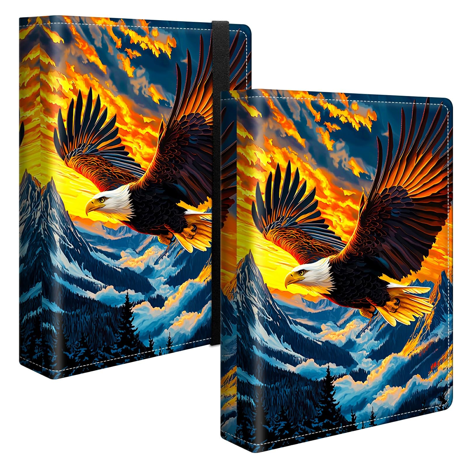 Mountain Eagle Photo Album 4x6 120 Pockets Photos with Strong Elastic Band