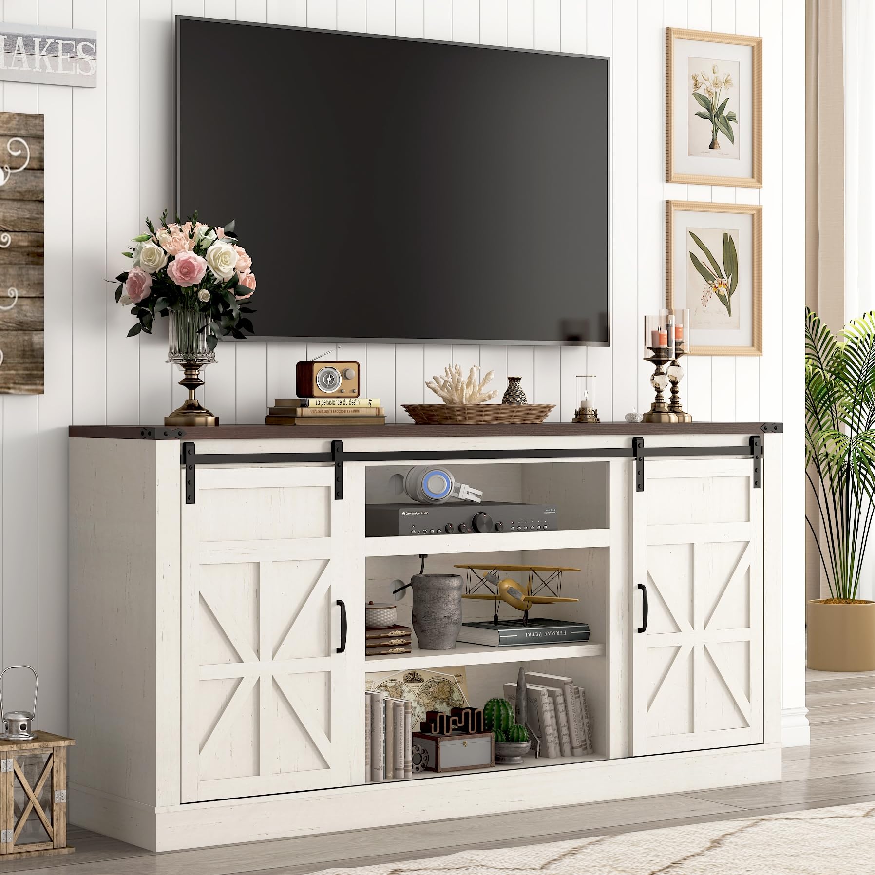 Hlivelood 66 inch Farmhouse TV Stand