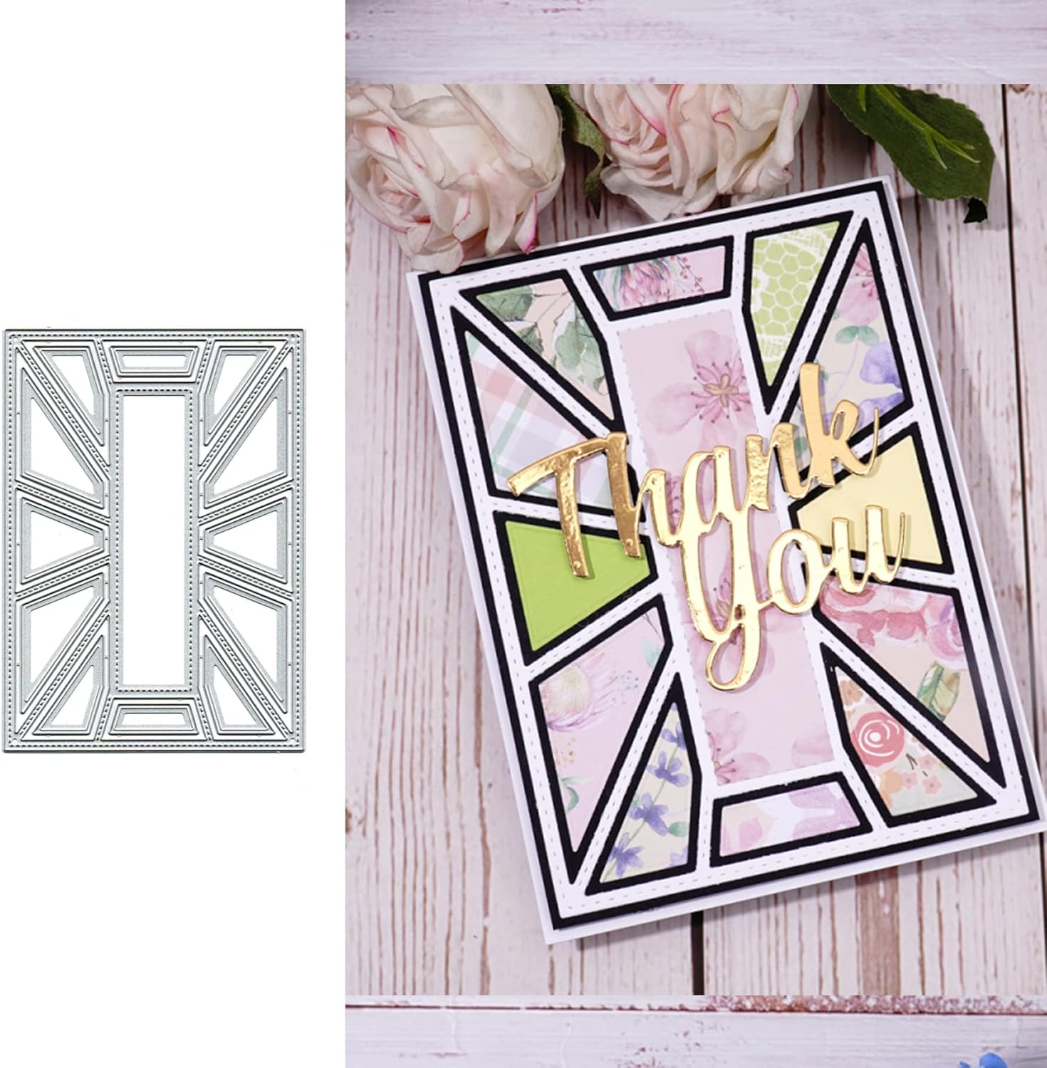 Rectangle Grid Frame Metal Die Cuts, Rectangle Grid Frame Cutting Dies Embossing