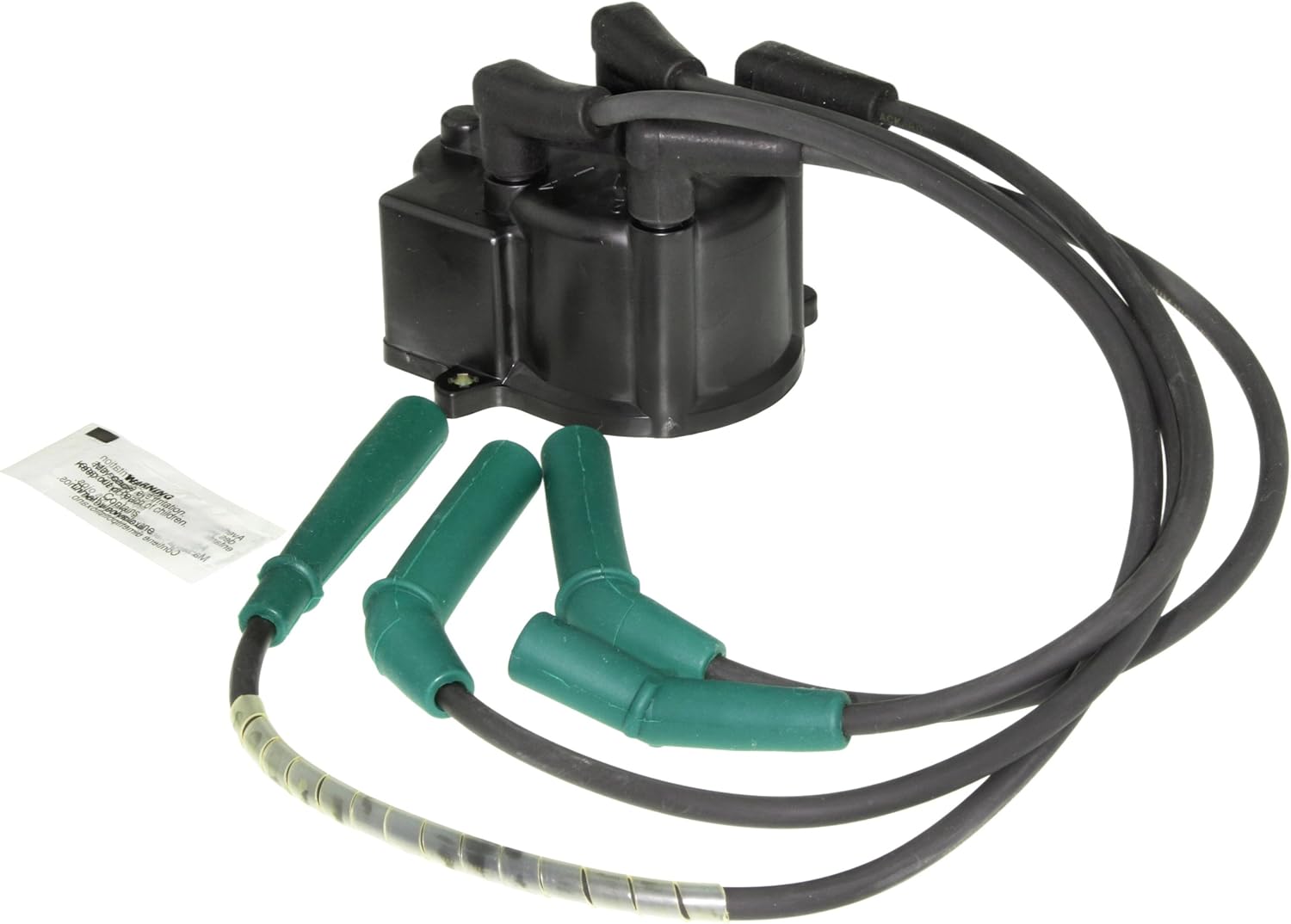 Wells JD904 Distributor Cap and Spark Plug Wire Kit