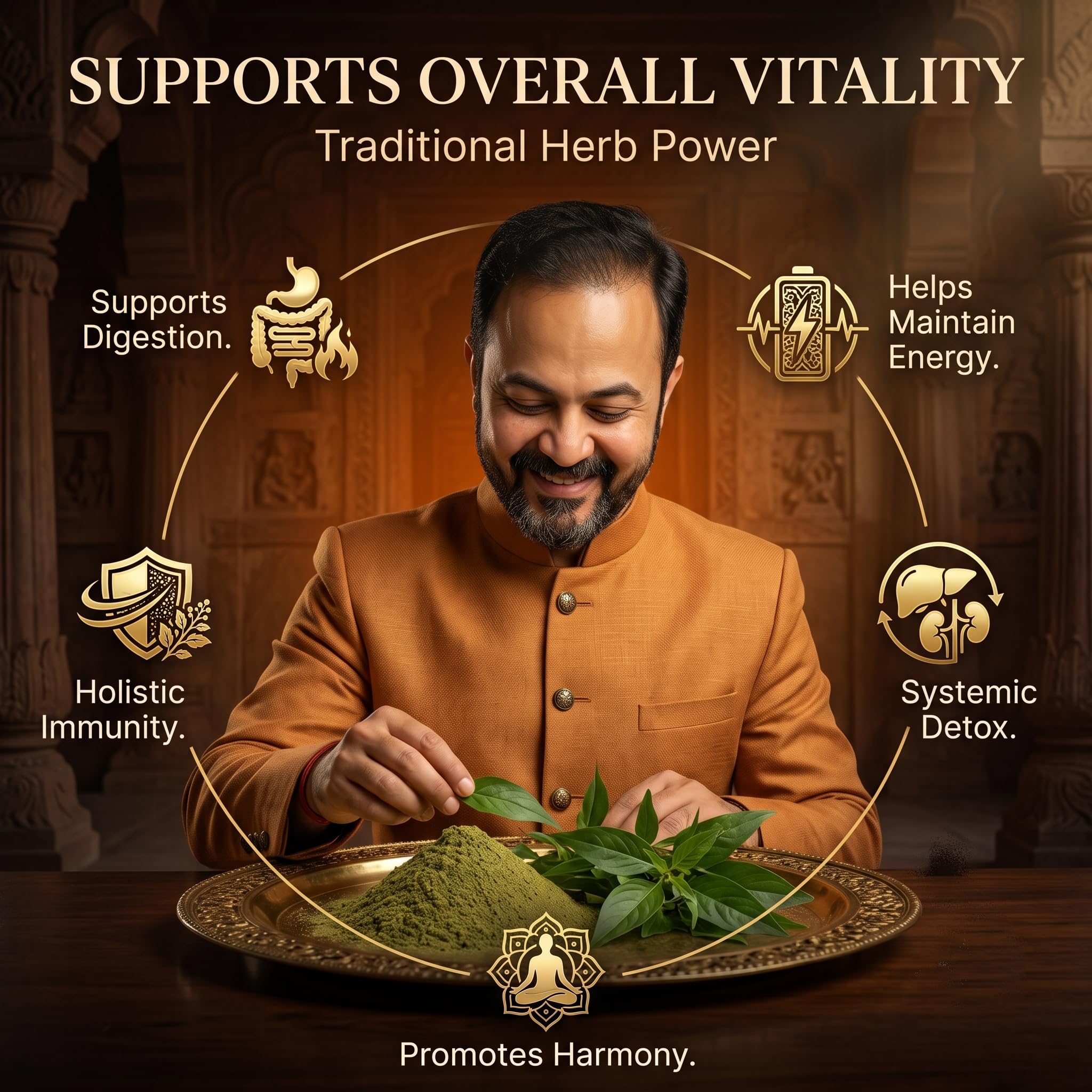 IndianJadiBooti Pure Kalmegh Powder (Andrographis Paniculata) | Traditional Botanical for Liver Harmony, Systemic Detox & Holistic Immunity - 100g 3
