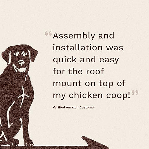 Miniatura 4 de EZ Vane - Veleta de acero para laboratorio, 21 pulgadas de altura, incluye soporte de techo de metal, vasos de viento y soportes, hecho a mano y de