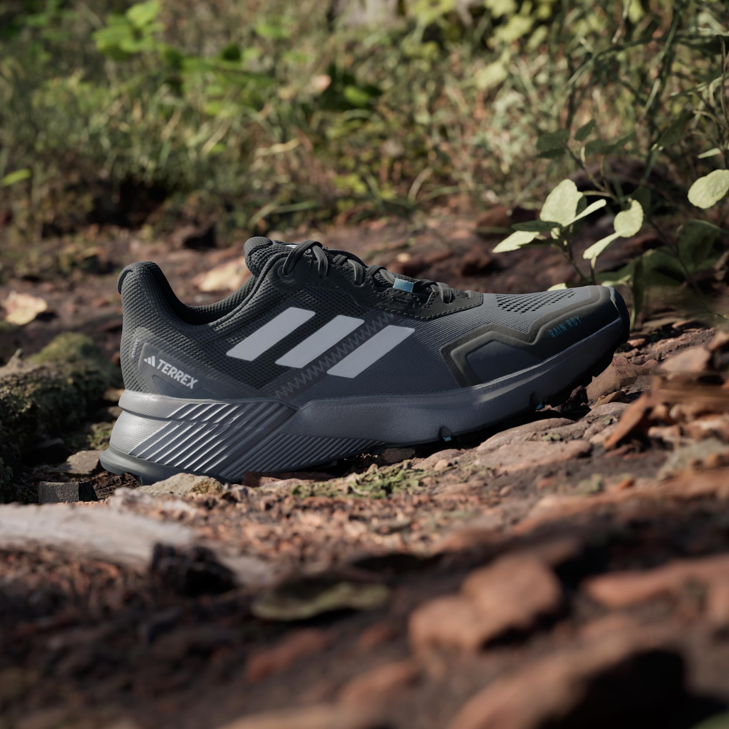 adidas Mujeres Terrex Soulstride Rainready Zapatillas para Correr Zapatilla Trail Cblack/Crywht/Grefou - Negro