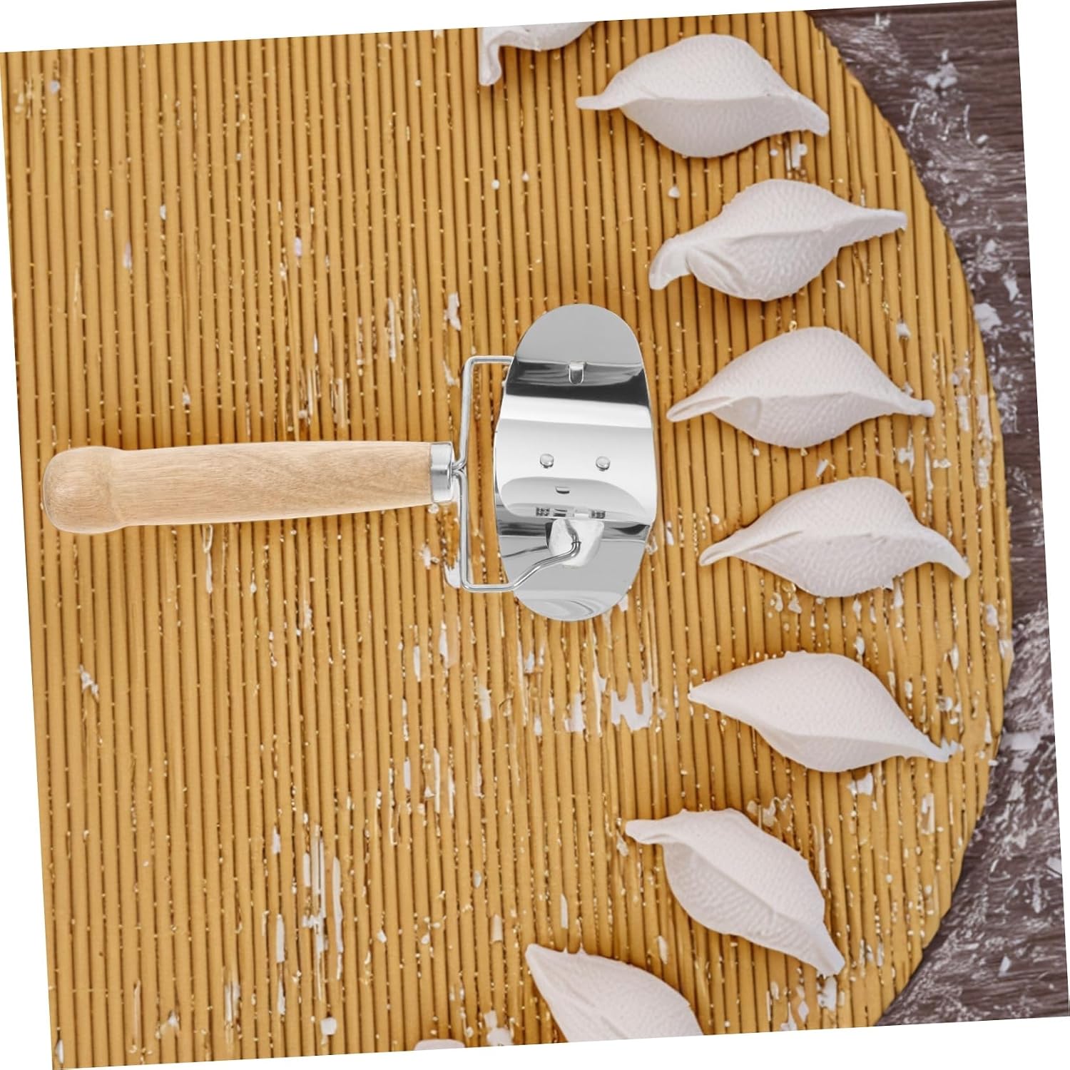 3pcs Cooking Utensil Dumpling Wrapper Skin Cutter Dumpling Skin Roller