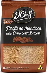 D'Cheff, Farofa de Mandioca Ovos com Bacon, 300 Gramas