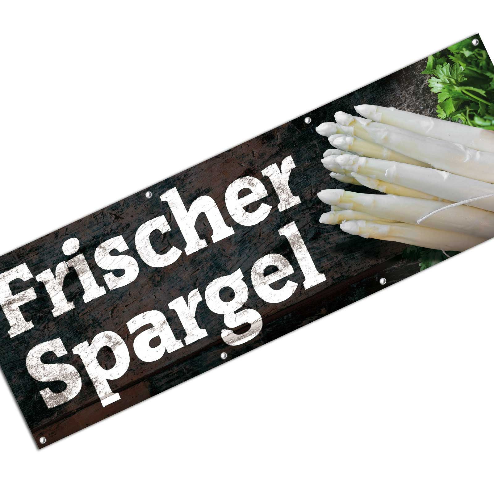 Spannbanner Banner frischer Spargel