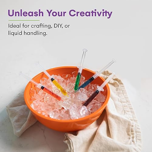 Miniatura 28 de Jeringa 0.34 onzas líquidas con punta chata (100 unidades)