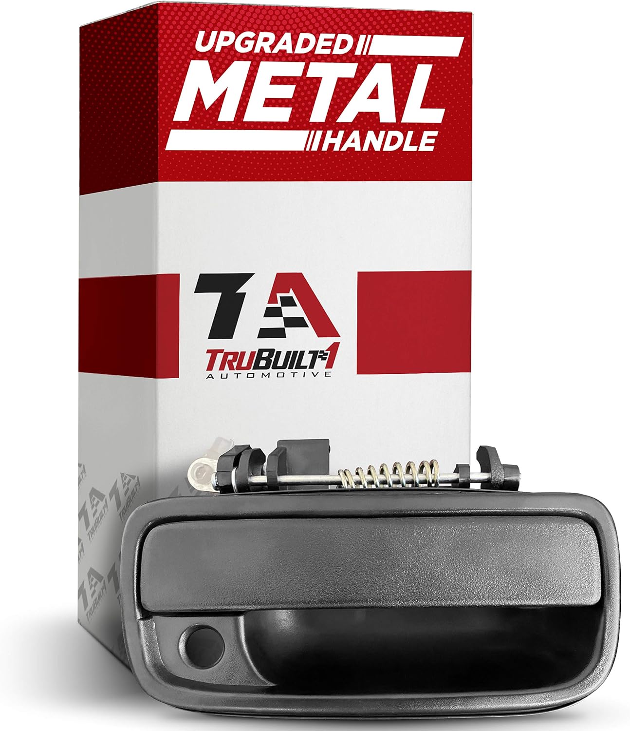 T1A Metal Upgrade Black Exterior Outside Front Right Passenger Side Door Handle Replacement for 1995-2004 Tacoma T1A-69210-35020-METAL