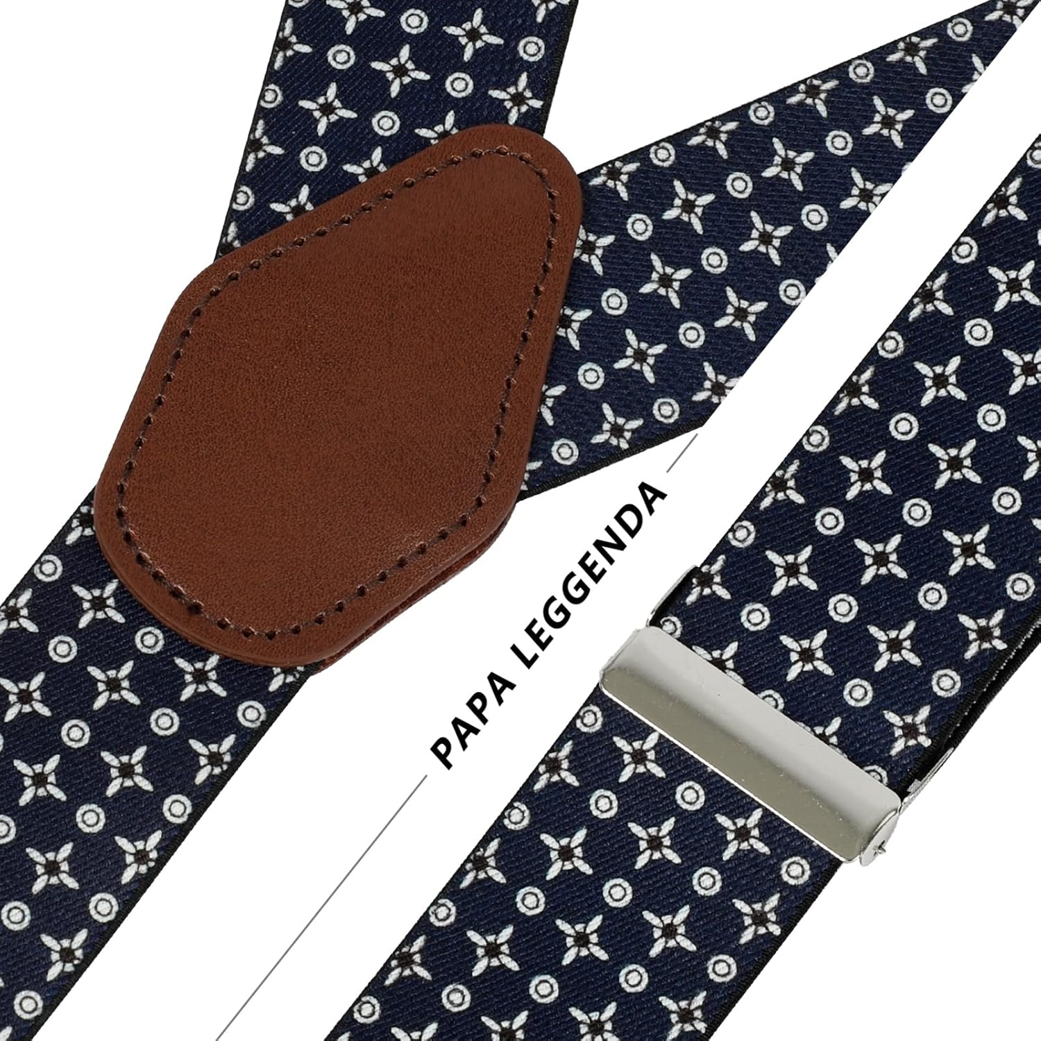 Suspenders for Men with Strong Clips, 1.4 Inches Wide Heavy Duty Men's Suspenders Y-Back for Work Jeans - Image 5