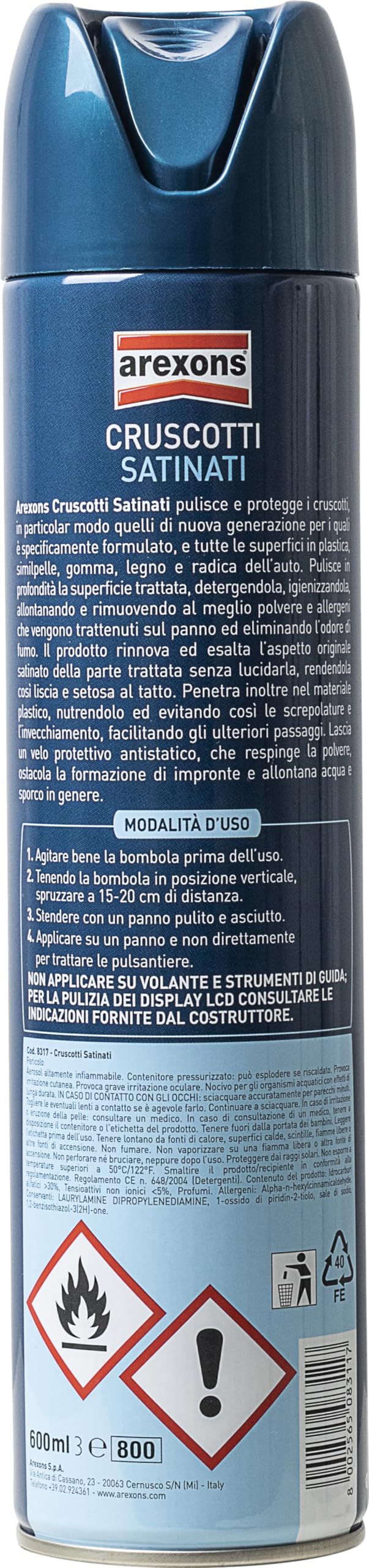 AREXONS CURA AUTO - CRUSCOTTI