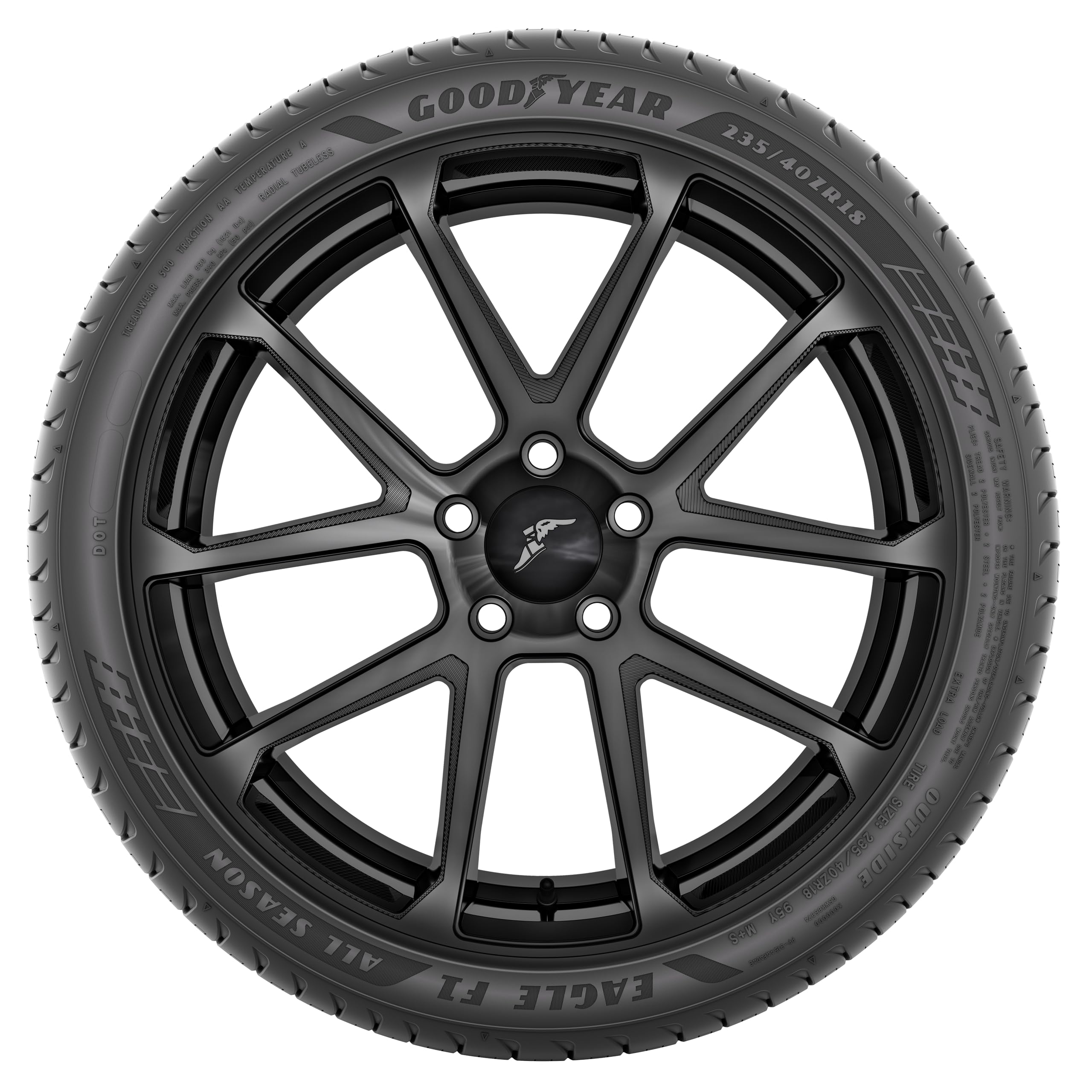 Amazon.com: Goodyear Eagle F1 All Season 225/40ZR18 92Y All