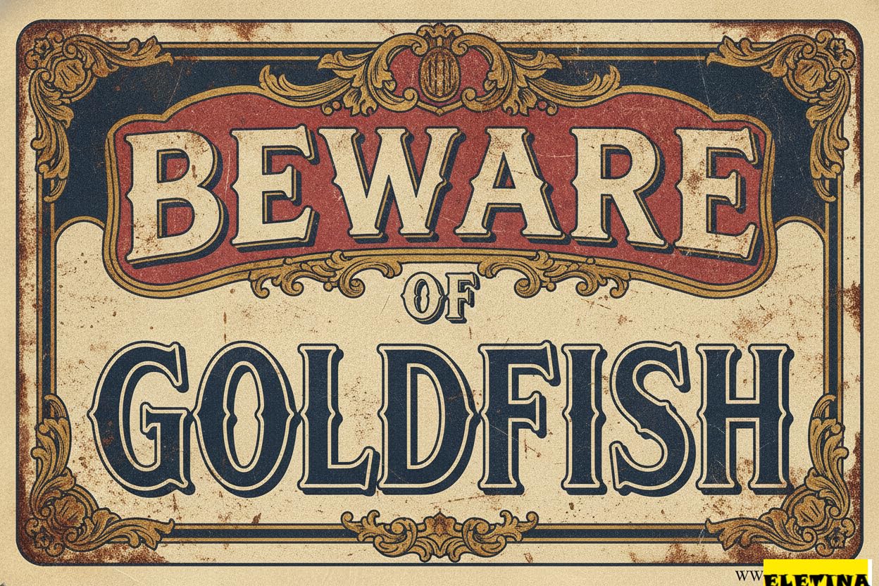Tin Sign for Man Cave Funny No Trespassing S Bathroom Decor Beware Of Goldfish Metal Premises S Yard Bathroom S Neighb (color : Decor A, Size : 8x12 In) Private Property Decorative