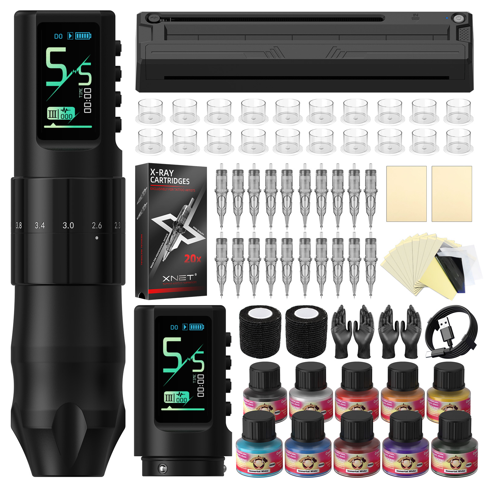 A-6/ 新品未使用 XNET EXOtattoomachine ful set Amazon.com : Xnet Tattoo Stencil Printer Kit - Stencil Printer
