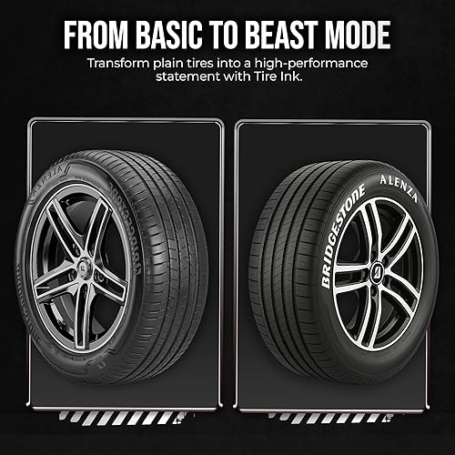 Miniatura 5 de Lapiceras de pintura Tire Ink para neumáticos de coche permanente y a prueba de agua en 8 colores: blanco, rojo, azul, verde, amarillo, anaranjado