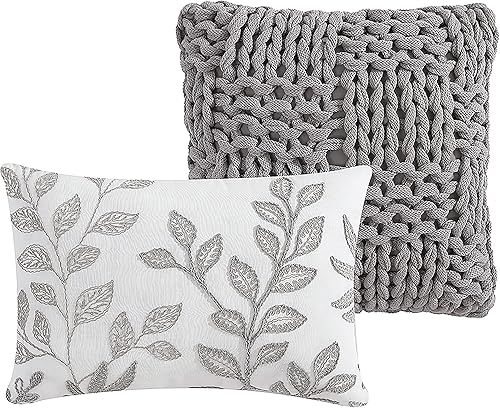 Miniatura 4 de Riverbrook Home Urban Casual - Juego de edredón King, Inverness, marfil, juego de 5 piezas