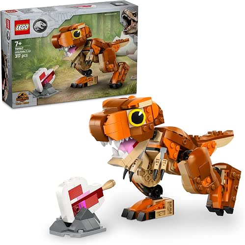 LEGO Jurassic World Little Eatie: T. Rex, Dinosauro Giocattolo con