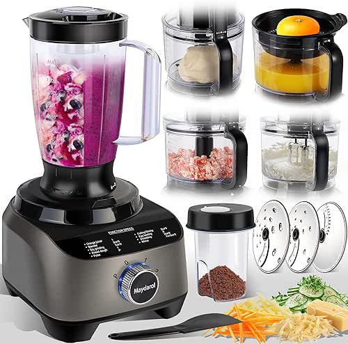 11 in 1 Food Processor Blender Combo,51oz Juice Blender, large