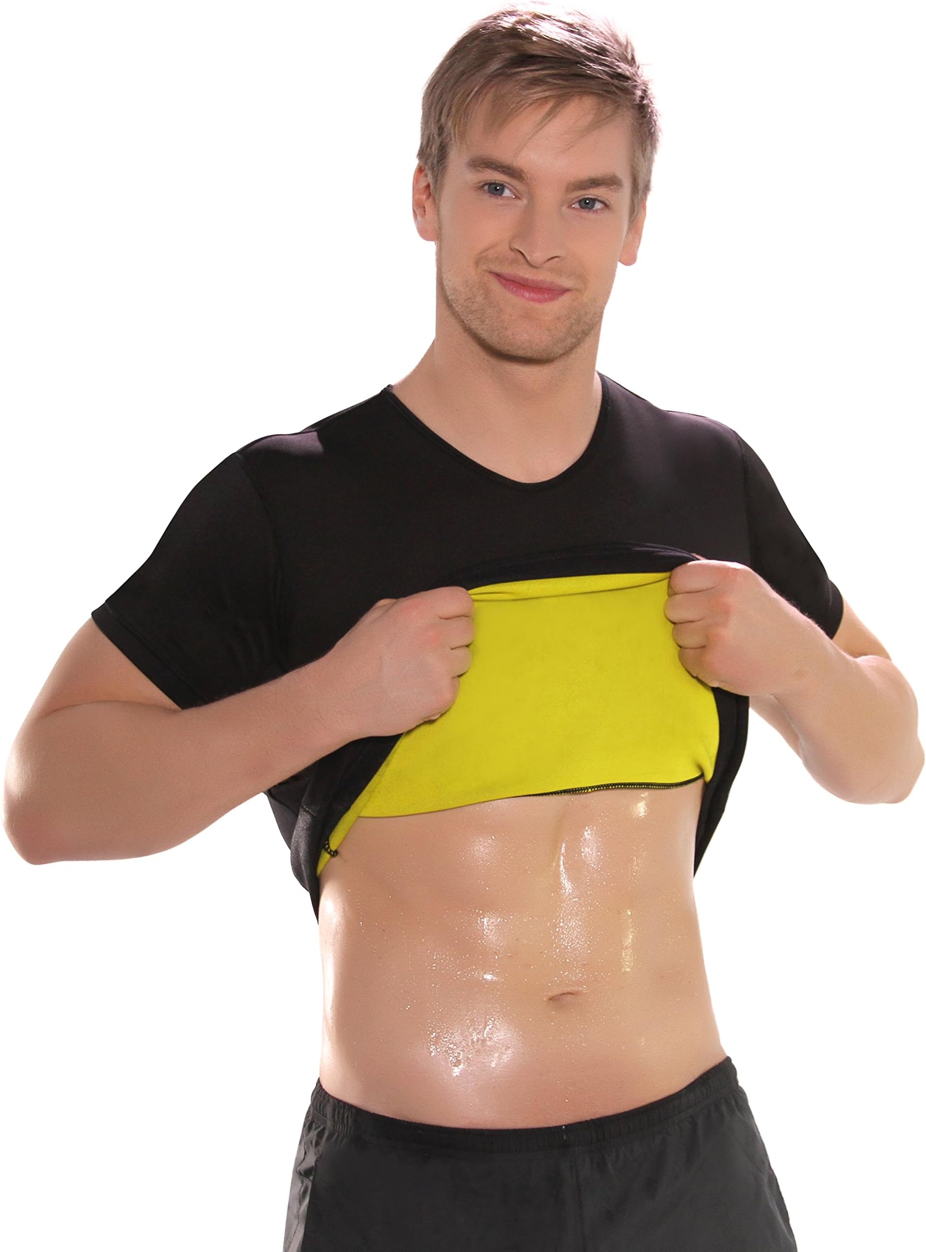 Men's Thermal Weight Loss Exercise Shirt (X-Large)