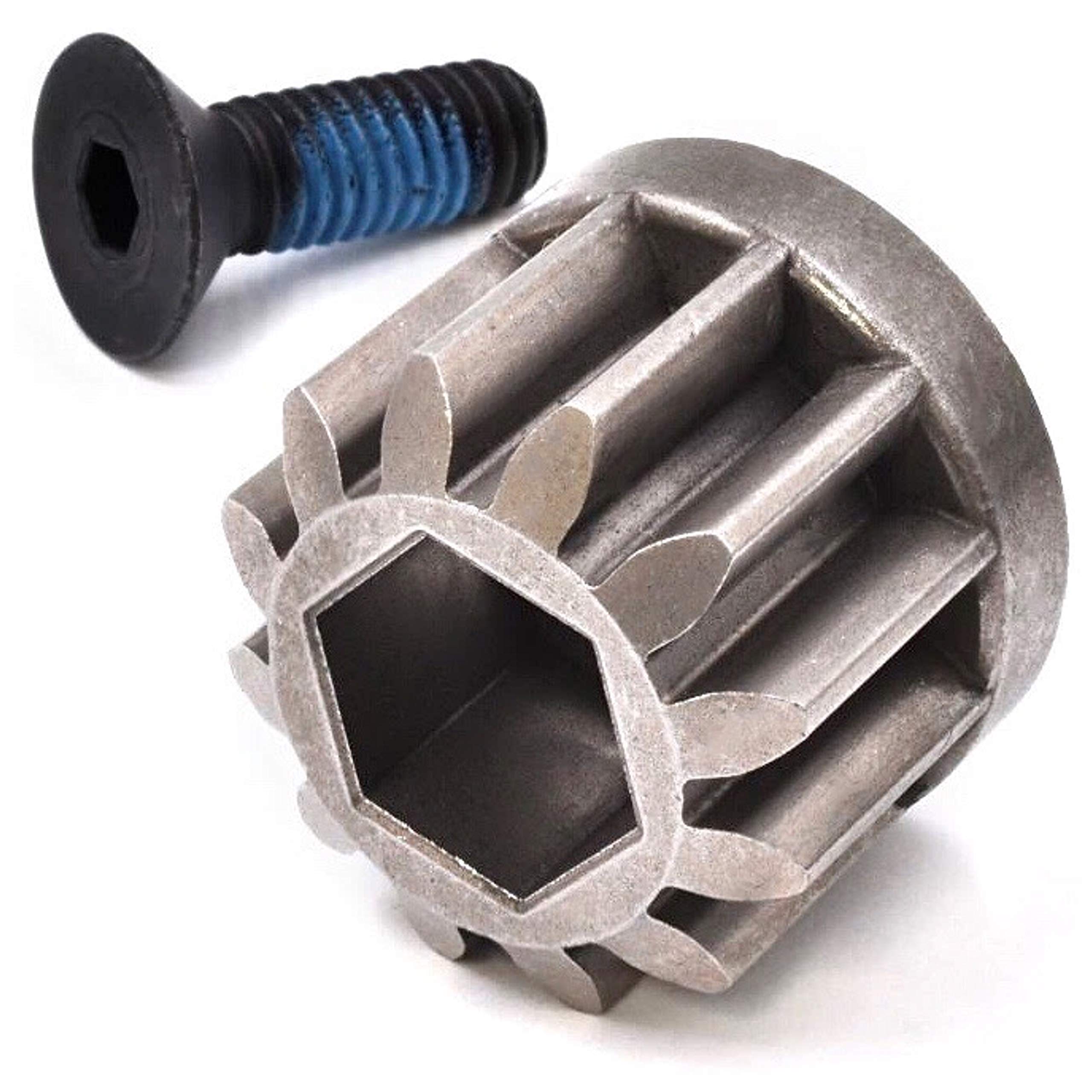 HD Switch - 587738906 Steering Shaft Pinion Gear Kit w/ 580683601 Mounting Bolt, fits Husqvarna Craftsman Poulan Pro Weedeater RedMax Garden Tractor