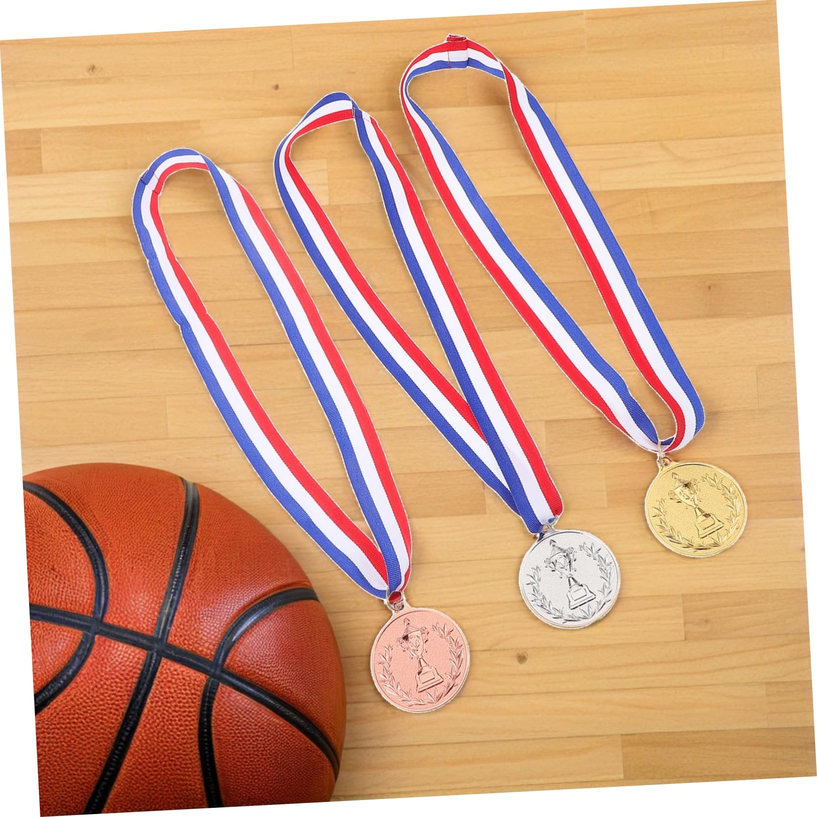 WOONEKY 12 De : Premios De Oro, Plata Y Bronce para Competiciones, De Fiesta para Niños, Decoraciones De Fiesta Y Premios Deportivos.