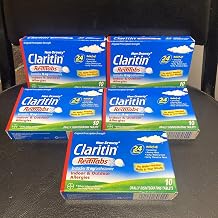 Claritin 24 Hour Indoor & Outdoor Allergy RediTabs - 10 ct, Pack of 5