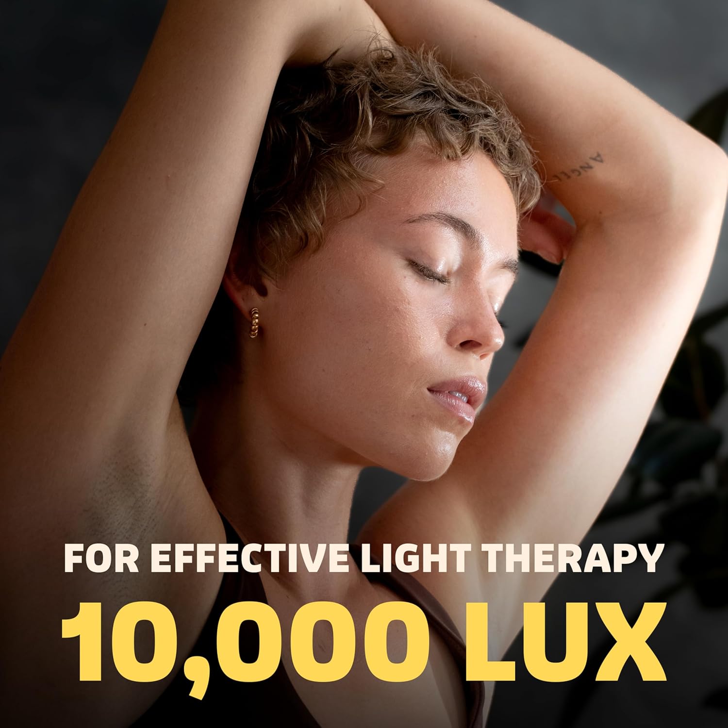 Circadian Optics Lampu Light Therapy Desk Lamp | As Seen On Shark Tank | 10,000 LUX UV-Free Full-Spectrum LEDs | Powerful & Large Light Panel | Sunlight Lamp for Seasonal Blues, Focus, Energy & Sleep
