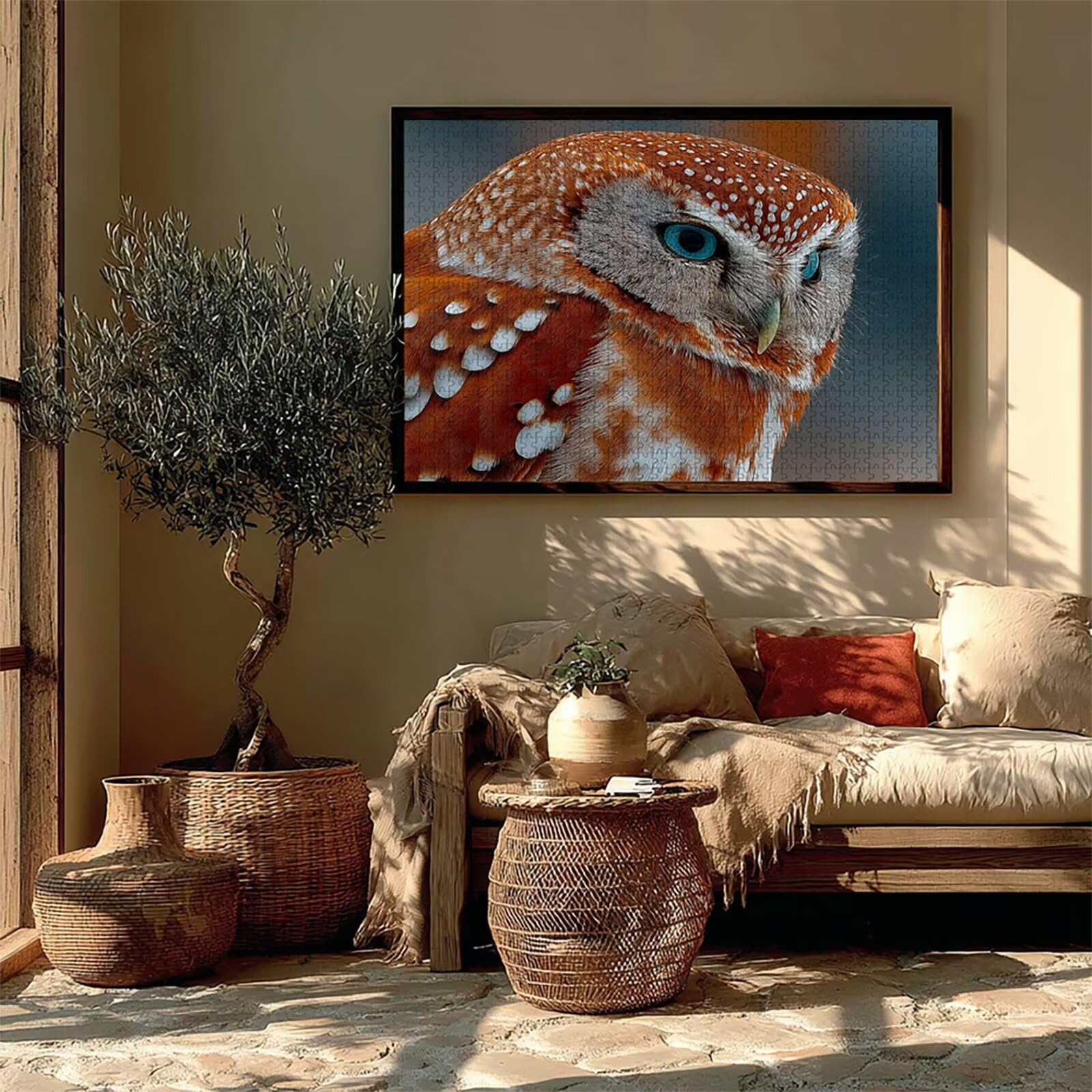 Animal Puzzle 5000 elementów dla dorosłych, drewniane puzzle 156 x 105 cm, gra edukacyjna dla dorosłych z wykwintnym pudełkiem do pakowania, kolekcja relaksująca gra, prezent dla dziewczyny, dekoracja