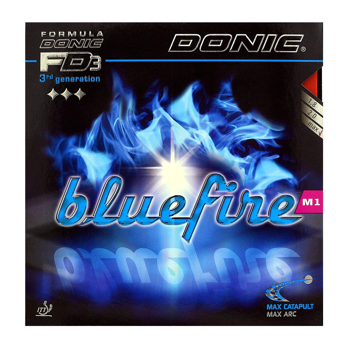 DONIC Blue Fire M1 Table Tennis Rubber, Colour - Red (B00P4L403I) Amazon Price History, Amazon Price Tracker