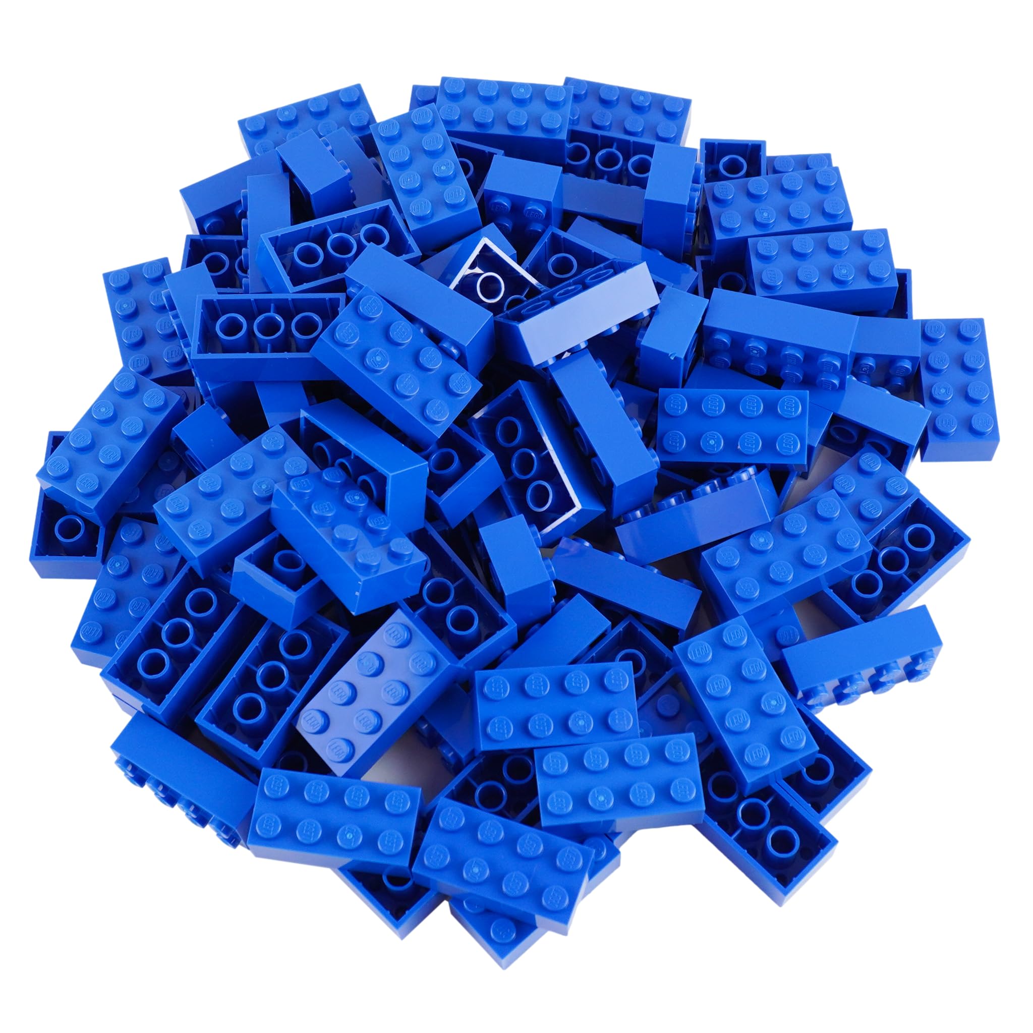 Lego® Classic Basic 3001 2x4 Blue Building Blocks - Pack of 50 Blue - Perfect for Creative Construction Projects and Lego® Constructions
