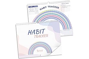 Undated Habit Calendar 2023: Track Goals & Productivity on a Wall-Mounted Habit Tracker